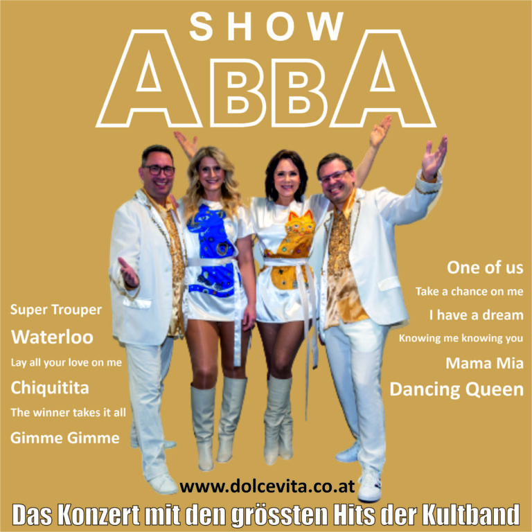 50 Jahre Waterloo - Die ABBA-Coverband von Dolce Vita