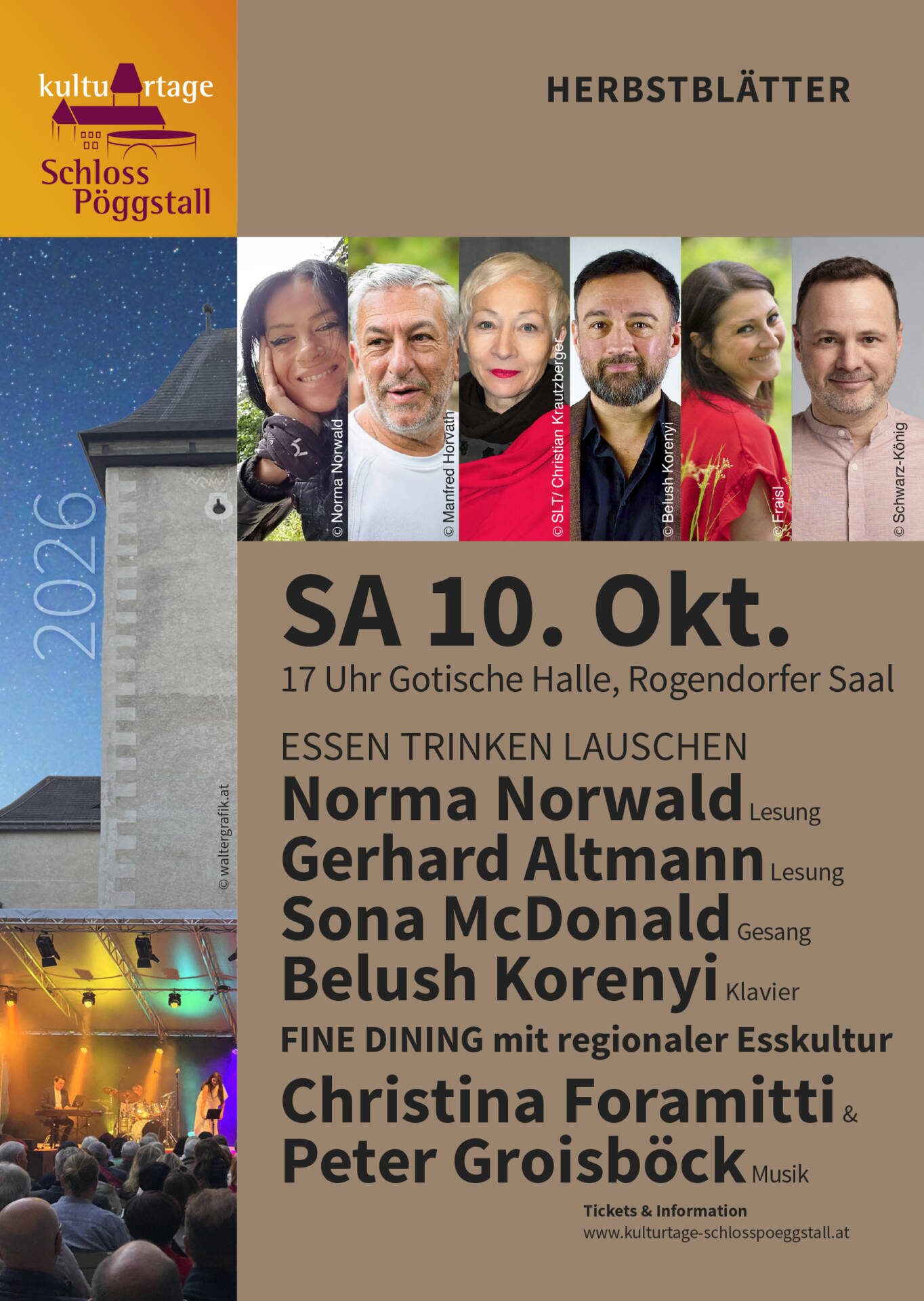 Herbstblätter – Essen Trinken Lauschen